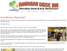 Tablet Screenshot of hawaiiandriveinn.com